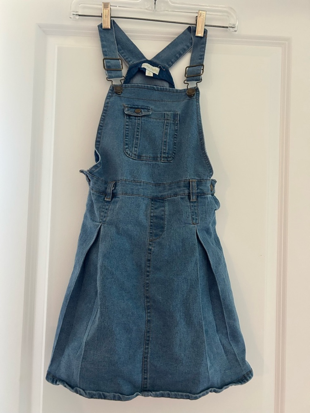 Cynthia Rowley Denim Overall Skirt for Kids - Blue